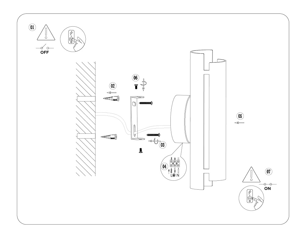 Настенный светильник Ambrella Light Techno family TN71332