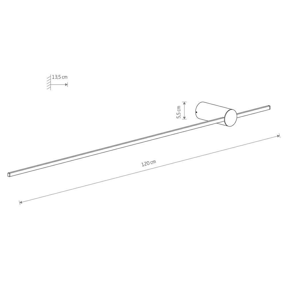 Настенный светильник Nowodvorski Saber Led Silk Olive L White 11588