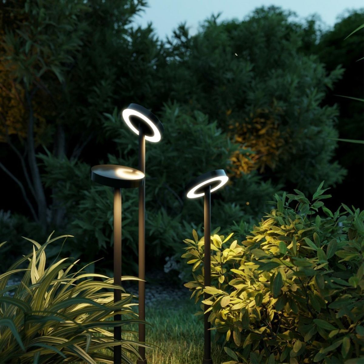 Ландшафтный светильник Odeon Light Nature Disc 7189/6GL