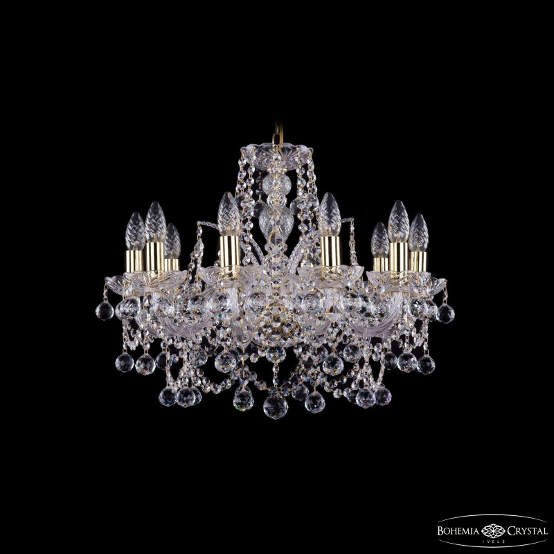 Подвесная люстра Bohemia Ivele Crystal 1411/10/195 G Balls