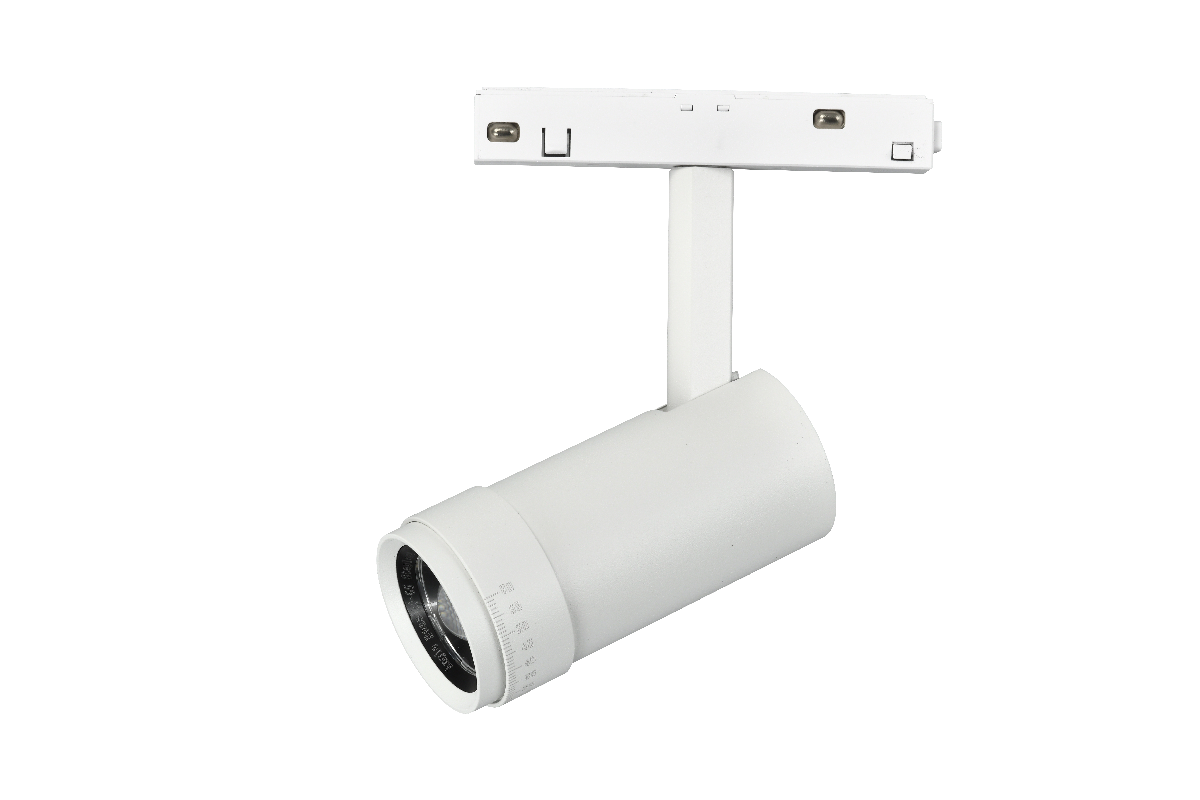 Трековый магнитный светильник iLedex Vision ZOOM 4822-020-D47-10W-10/60DG-4000K-WH