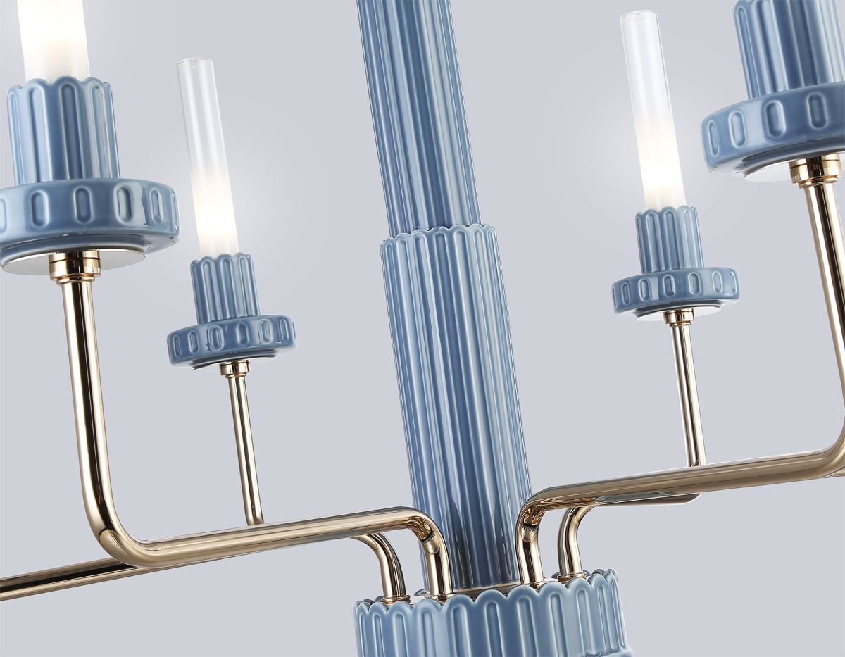 Люстра на штанге Ambrella Light High Light Ceramo Modern LH53124