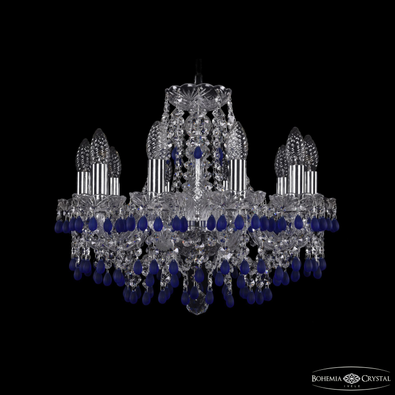 Подвесная люстра Bohemia Ivele Crystal 1410/10/160 Ni V3001