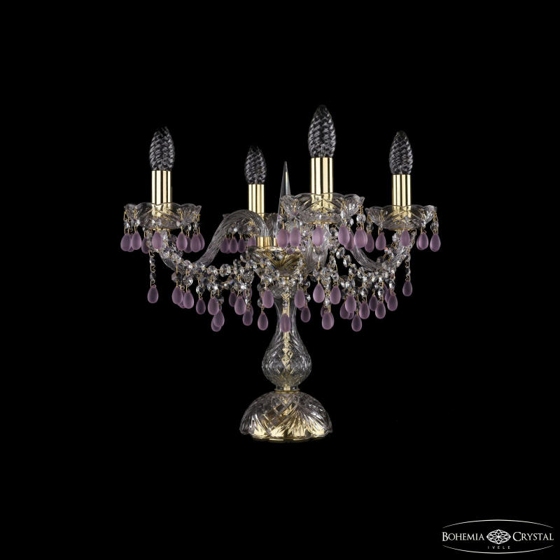 Настольная лампа Bohemia Ivele Crystal 1410L/4/141-39 G V7010