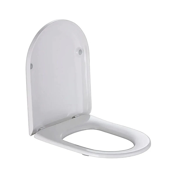 Villeroy&Boch Hommage Сиденье с крышкой для унитаза, SoftClose, цвет: белый/нержавеющая сталь