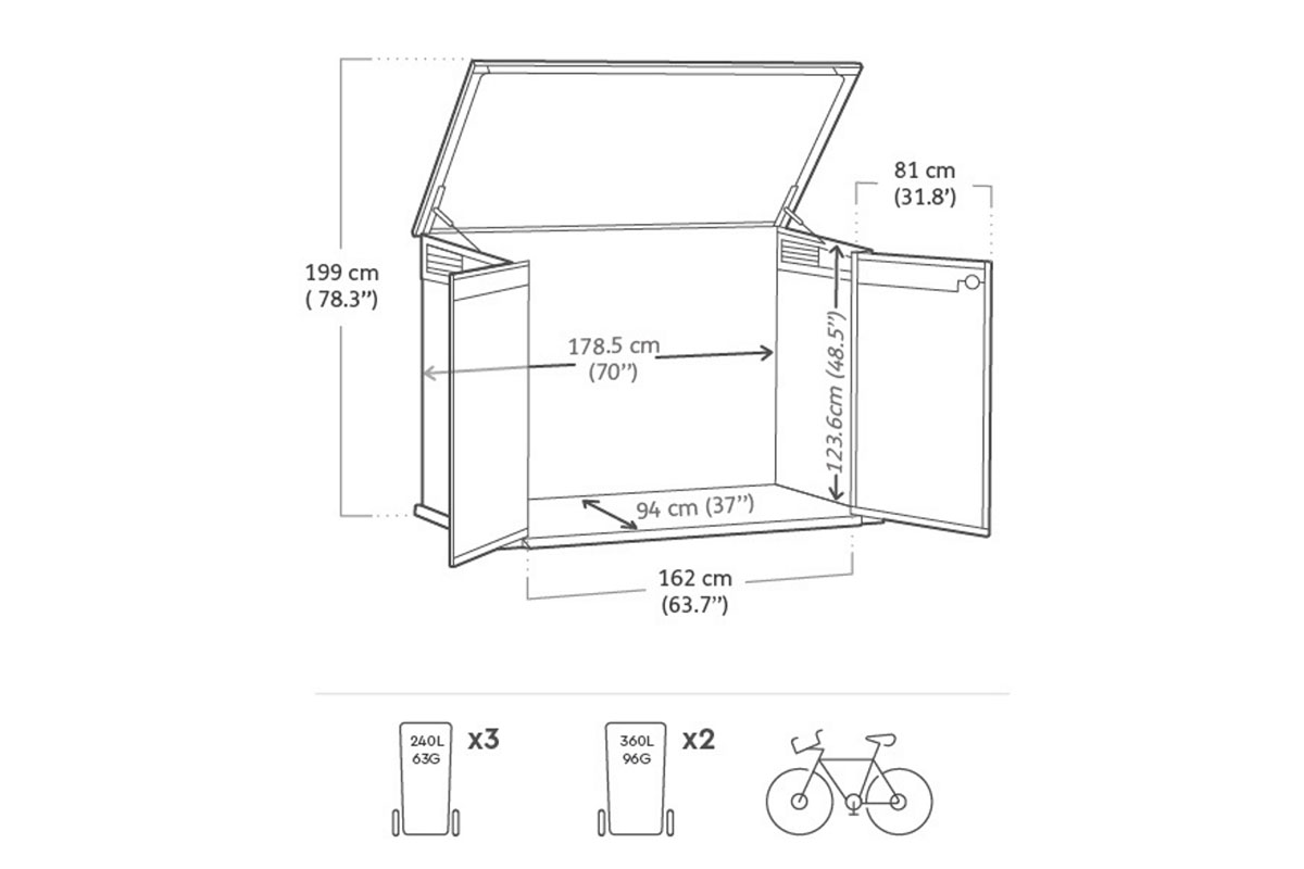 Ящик-шкаф Grande Store, 2020л
