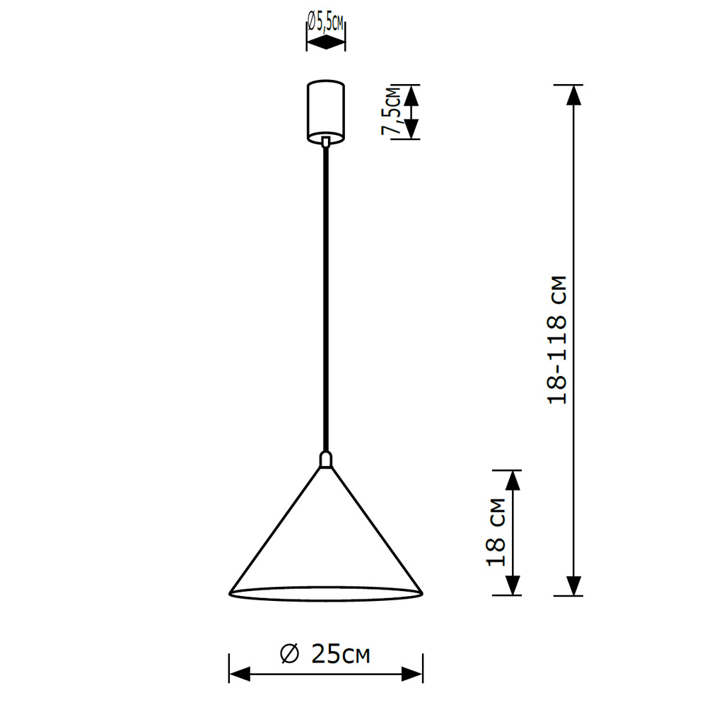 Подвесной светильник LightHall Vizor LH032061
