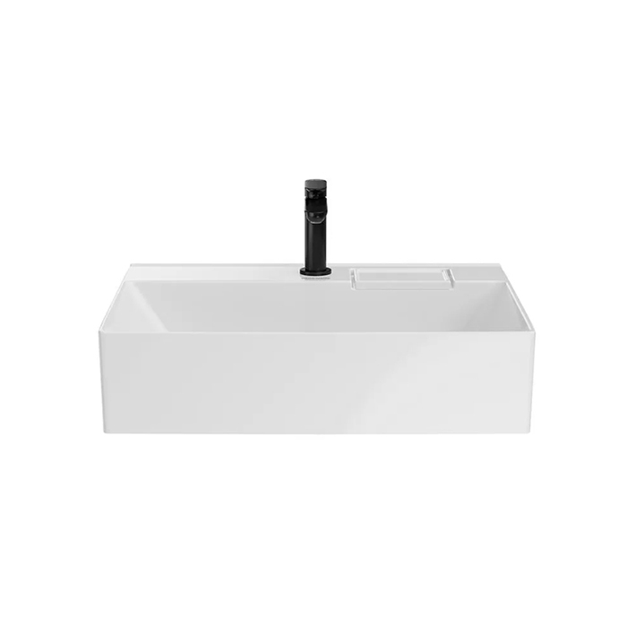 Kerama Marazzi Logica Раковина накладная, 60.5х48.5см., с 1 отв., цвет: белый глянцевая