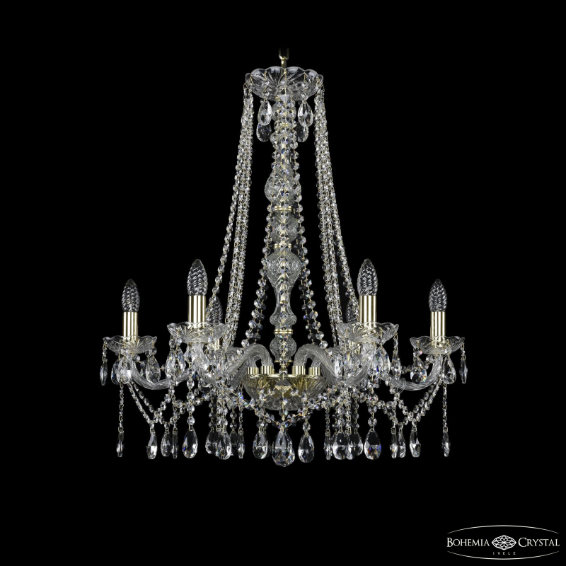 Подвесная люстра Bohemia Ivele Crystal 1413/6/220/h-73 G