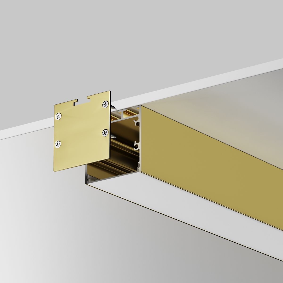 Комплект заглушек для профиля 3535 2шт Maytoni Led Strip ALM-3535BT-BR-EC 642039