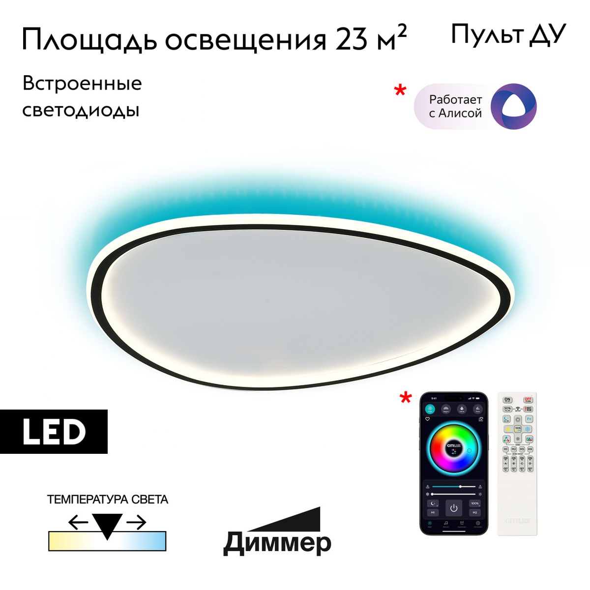 Потолочная люстра Citilux Trio CL215B261E