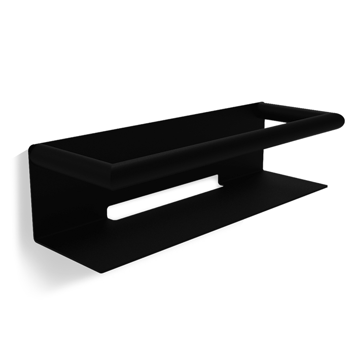 Decor Walther Mikado DA Полочка 30x10х8см., подвесная, цвет: черный матовый