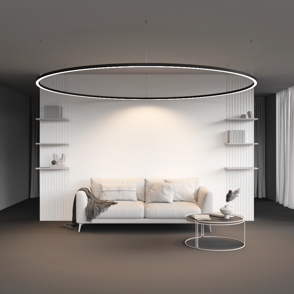 Радиусный профиль Maytoni Led strip ALM-3535R-B-D-45°-3M