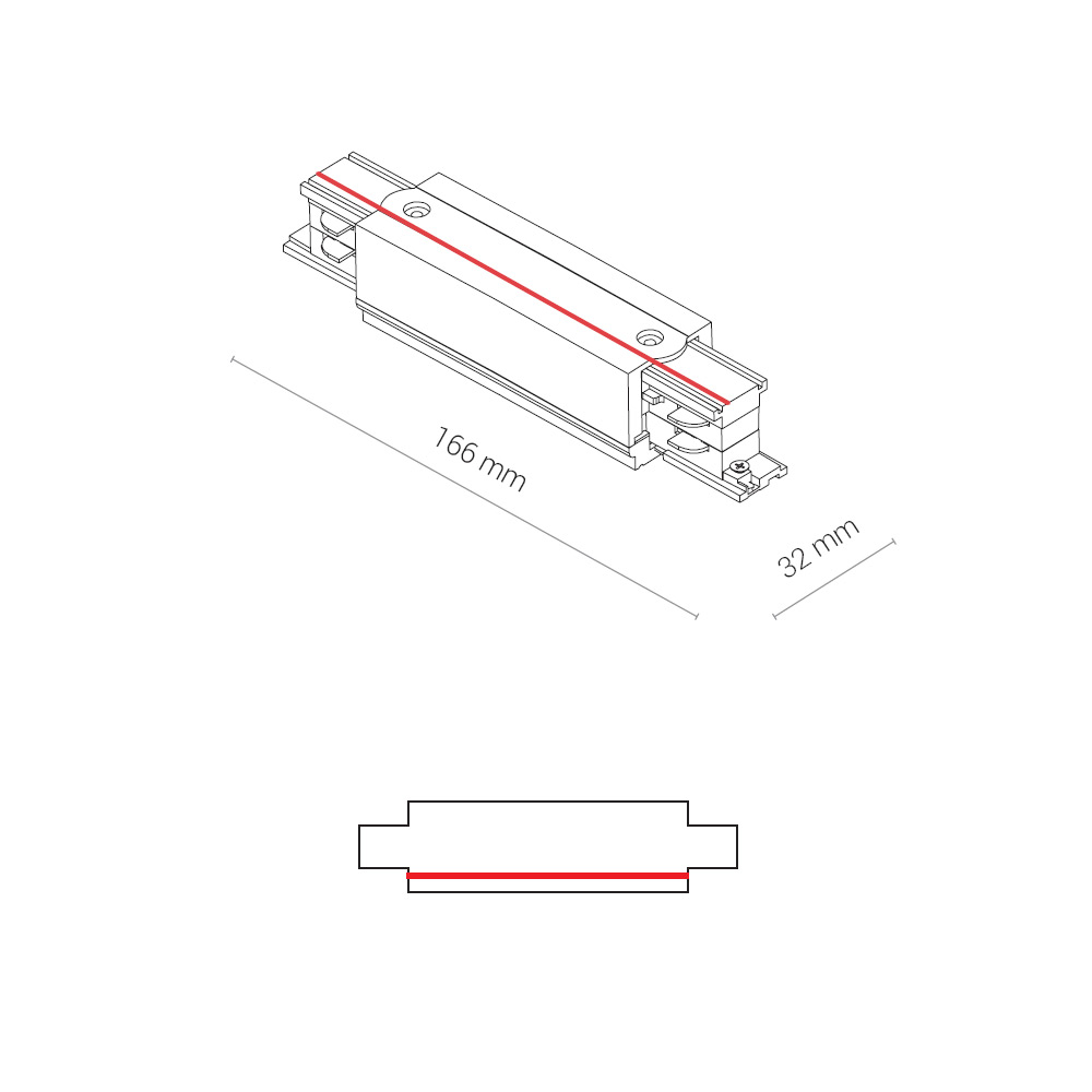 Коннектор прямой Nowodvorski Ctls Power 8707