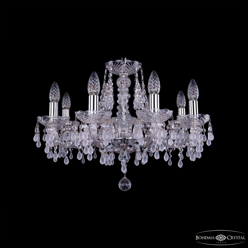 Подвесная люстра Bohemia Ivele Crystal 1410/8/195 Ni V0300