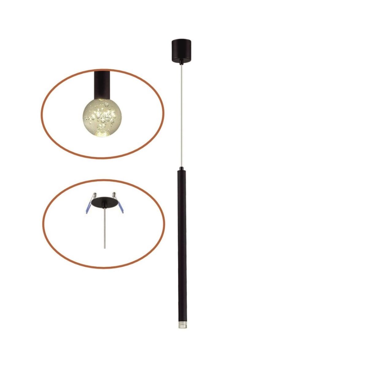 Подвесной светильник Odeon Light Hightech Fiano 4373/3LA