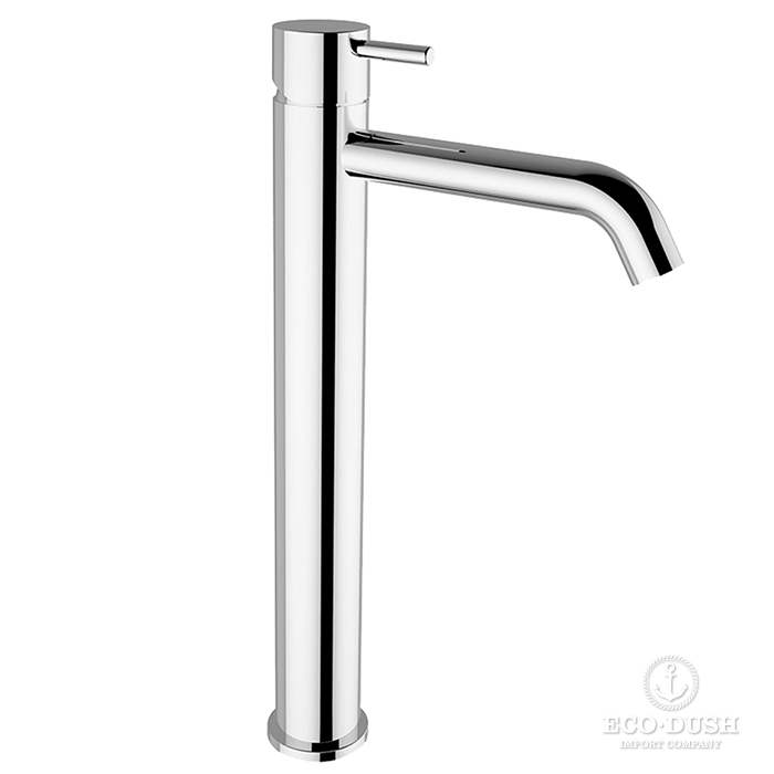 Cisal Less New Смеситель для раковины, 1 отв., без донного клапана, цвет: хром