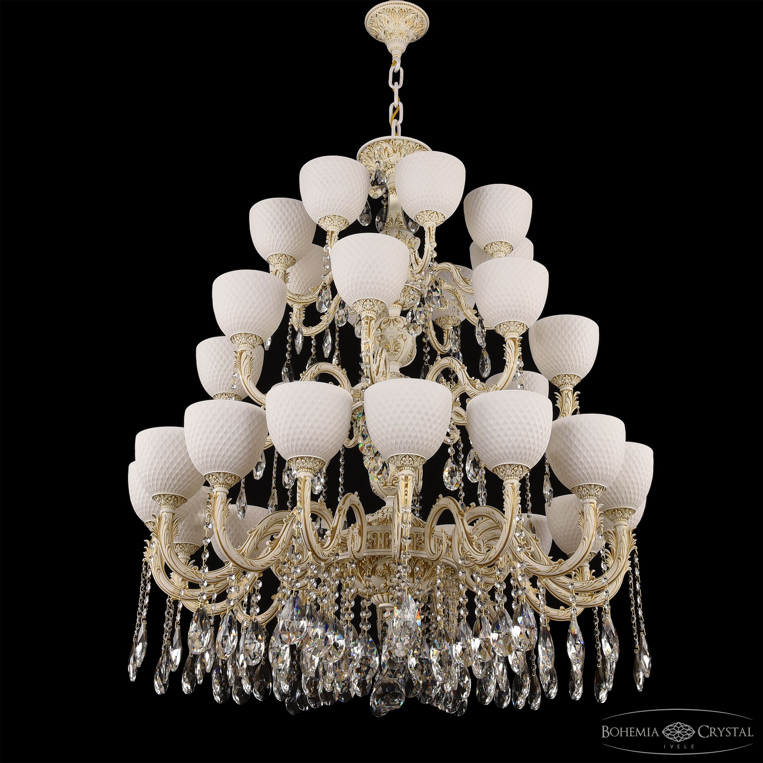 Подвесная люстра Bohemia Ivele Crystal AL79101/16+8+8/300/3d A WMG P1 U Wave