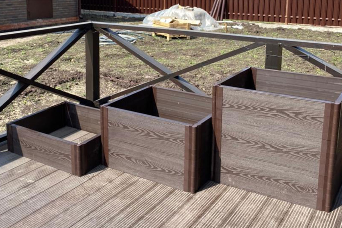 Доска грядочная NauticPrime 450*35*2950мм, венге