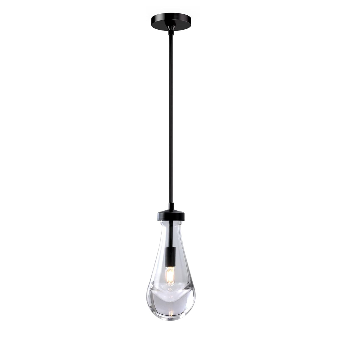 Подвесной светильник DeLight Collection Raindrop MT9093-1H black brushed gold