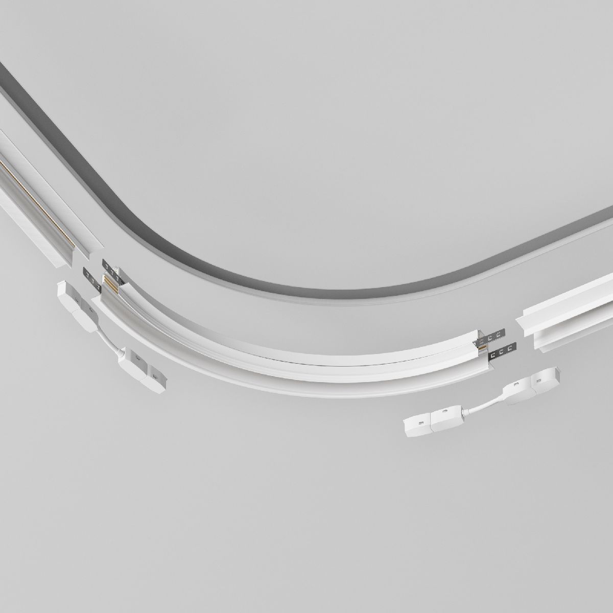 Коннектор радиусный встраиваемый Maytoni Exility TRA044-angle.12W