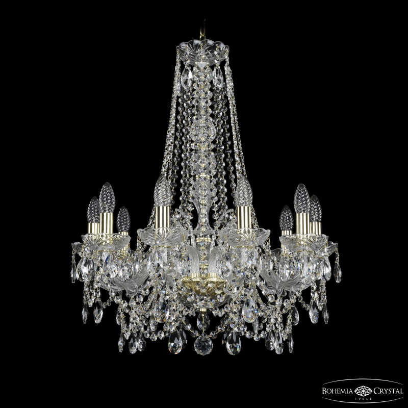 Подвесная люстра Bohemia Ivele Crystal 1411/10/195/h-70 G