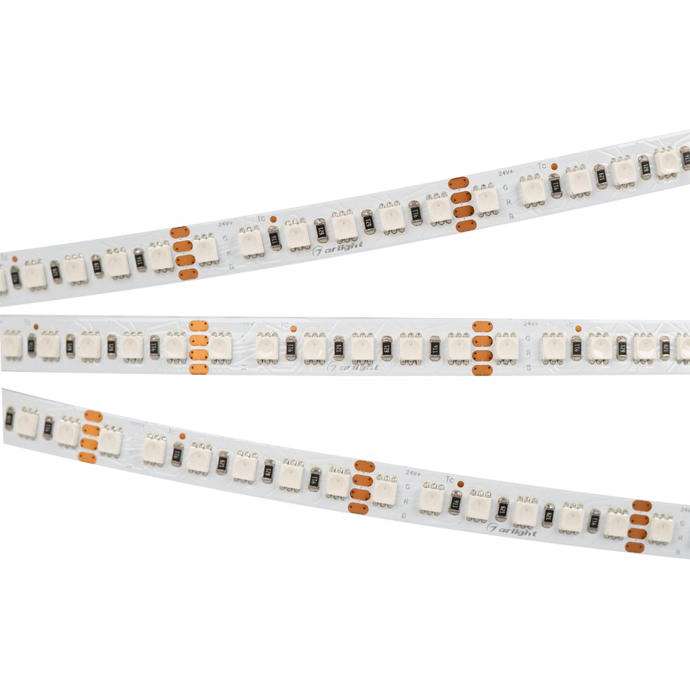 Светодиодная лента Arlight RT-H120-10mm 24V RGBW-Day-4-in-1 (25 W/m, IP20, 4040, 5m) 048747