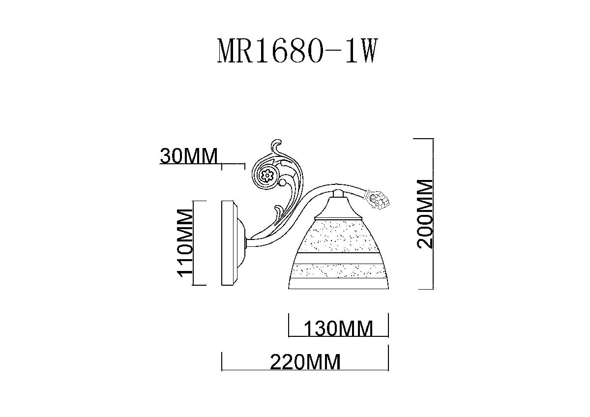 Бра MyFar Nile MR1680-1W