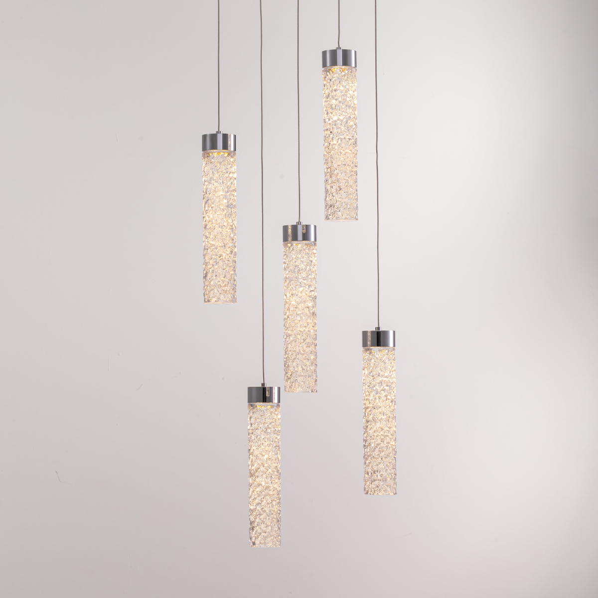 Подвесной светильник Delight Collection MD24030028-5A chrome/clear