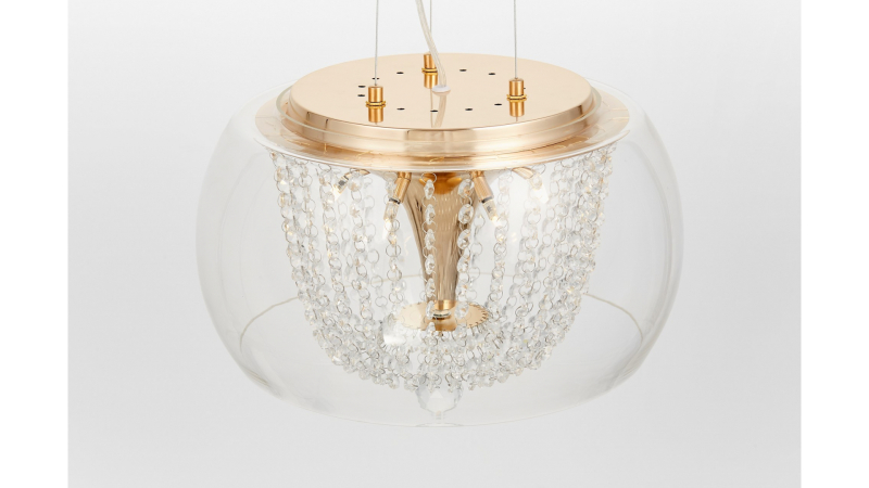 Подвесная люстра Lumina Deco Disposa LDP 7018-400 PR+F.GD