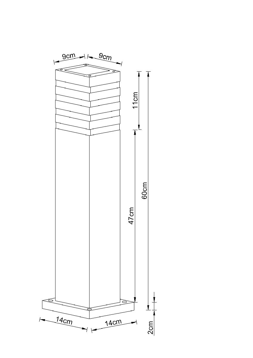 Ландшафтный светильник Arte Lamp Heather A4416PA-1BK