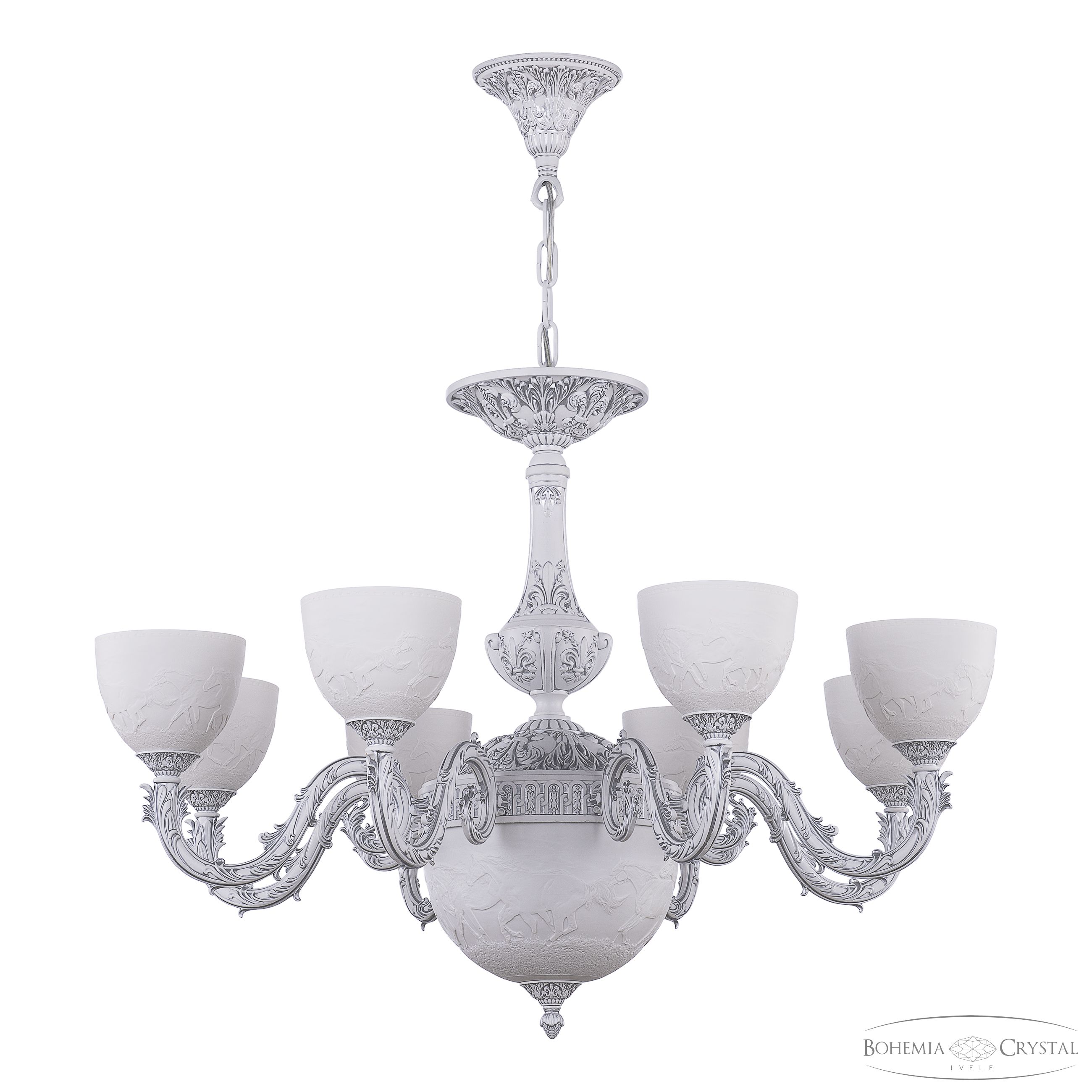 Подвесная люстра Bohemia Ivele Crystal AL79101P/8/250 WMN P1 U Horse