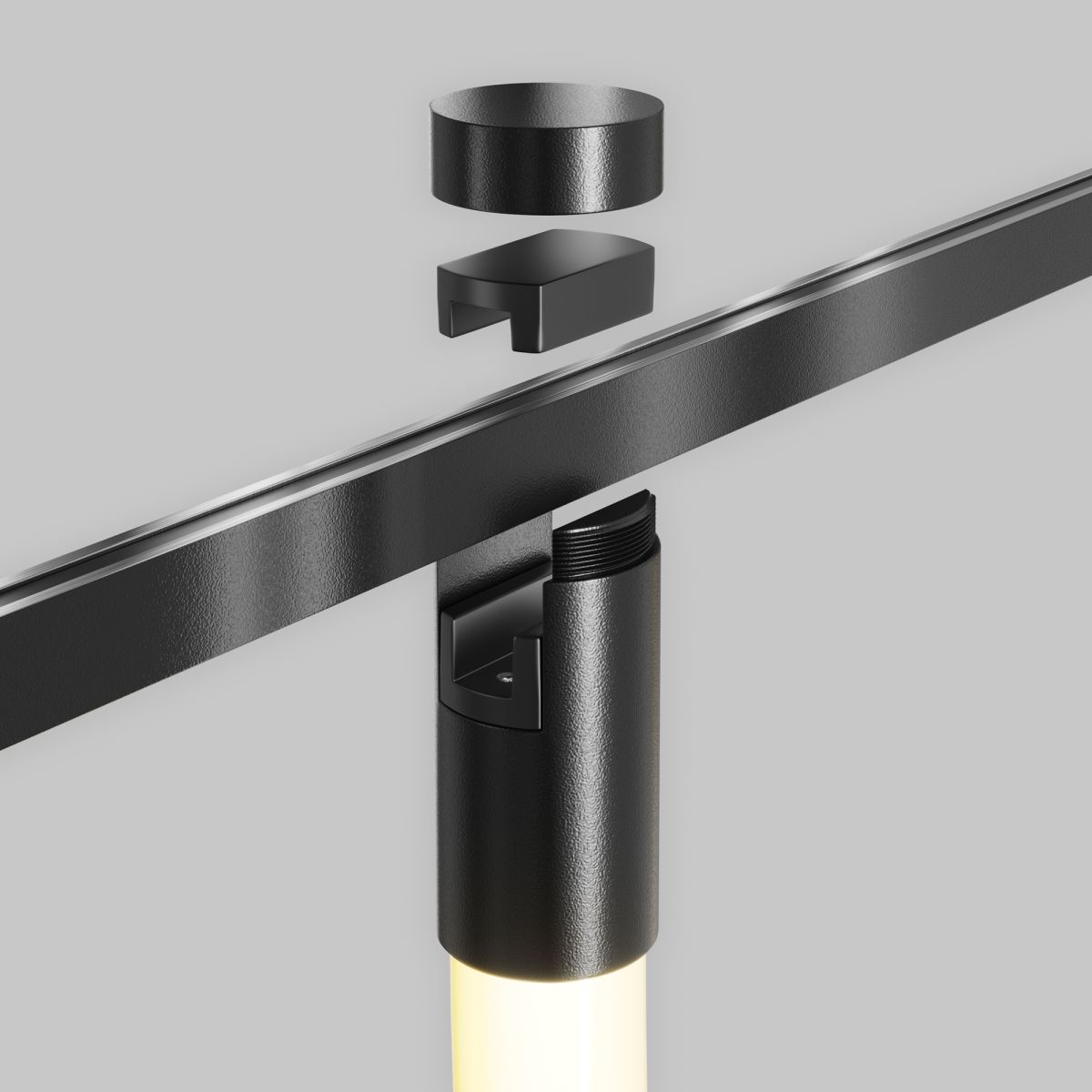 Трековый магнитный светильник Maytoni Technical Tau Flarity TR154-1-27W3K-B