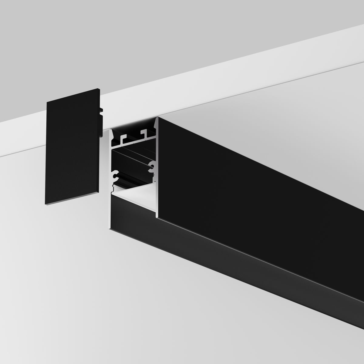 Комплект заглушек для профиля 2542 2шт Maytoni Led Strip ALM-2542-EC 642061
