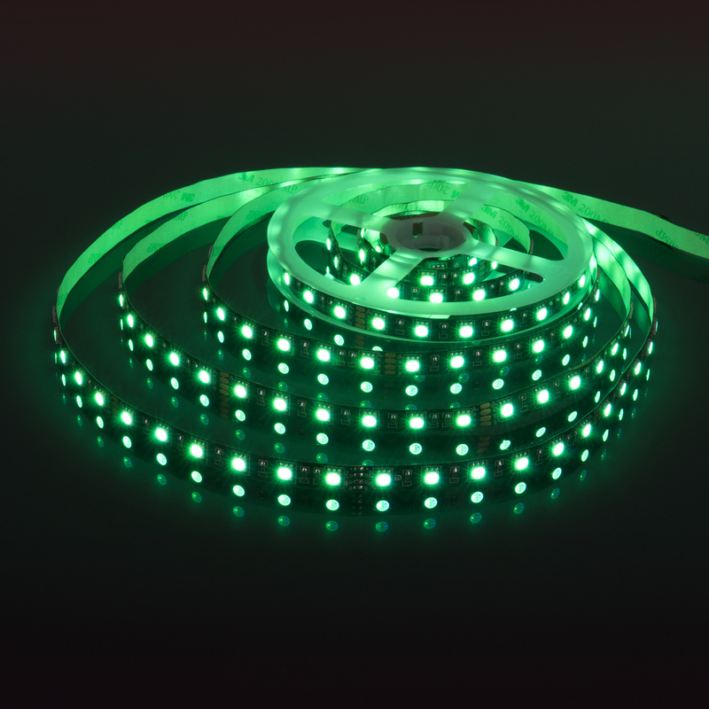 Светодиодная лента Elektrostandard 24V 14,4W 60Led 5050 IP20 RGB, Black, 5м 4690389172137