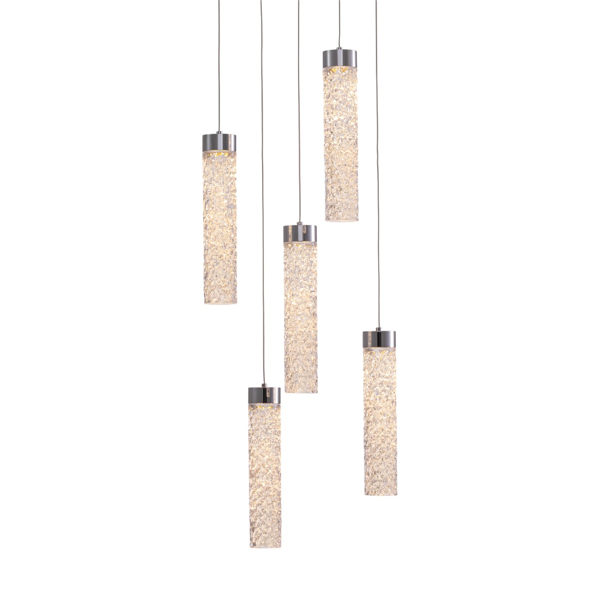 Подвесной светильник Delight Collection MD24030028-5A chrome/clear