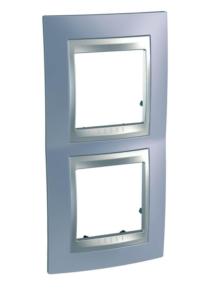 Рамка 2-постовая вертикальная Schneider Electric Unica Top MGU66.004V.098