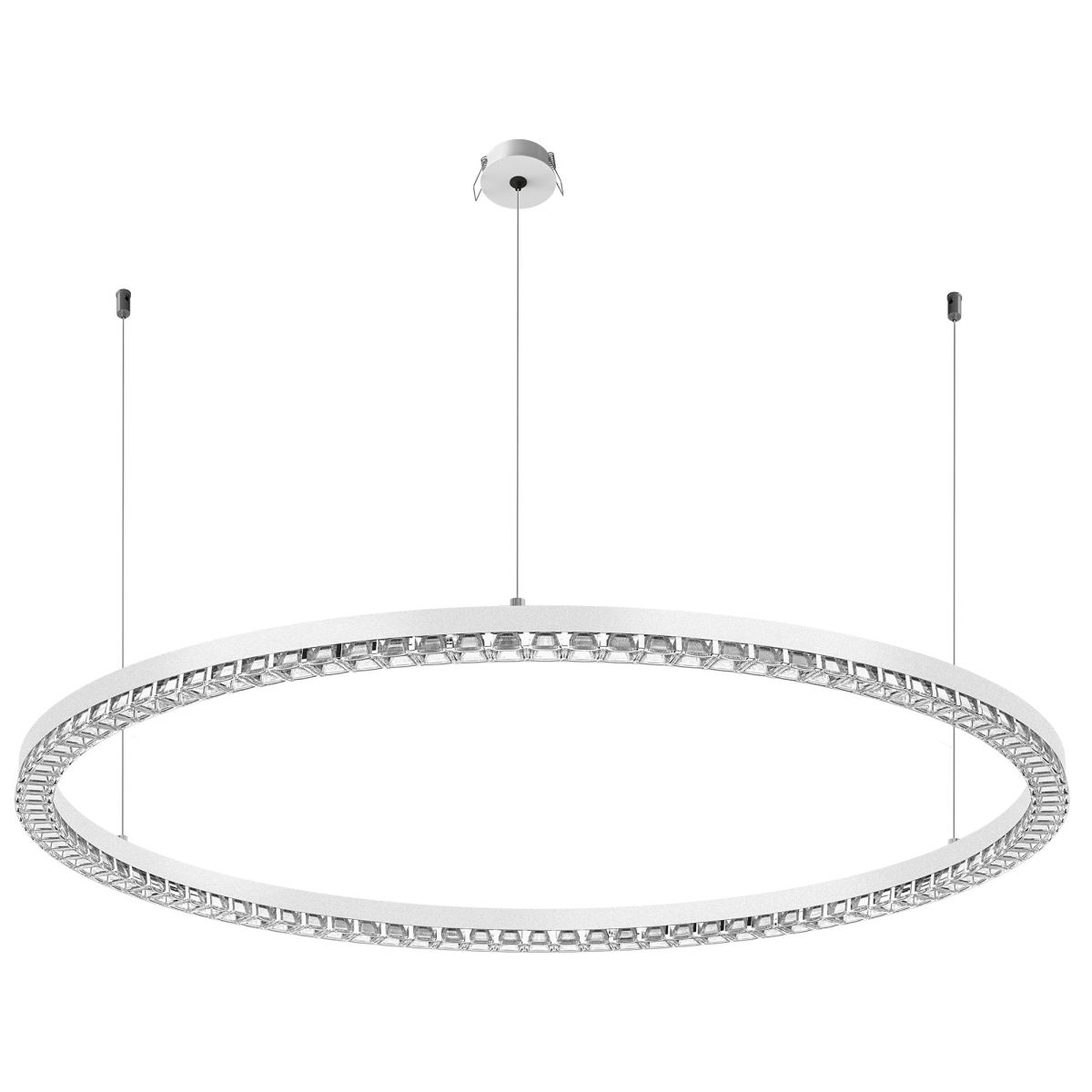 Подвесная люстра Arlight SP-DIAMOND-R1050-60W Warm3000 (WH, 45 deg, 230V, TRIAC) 055263