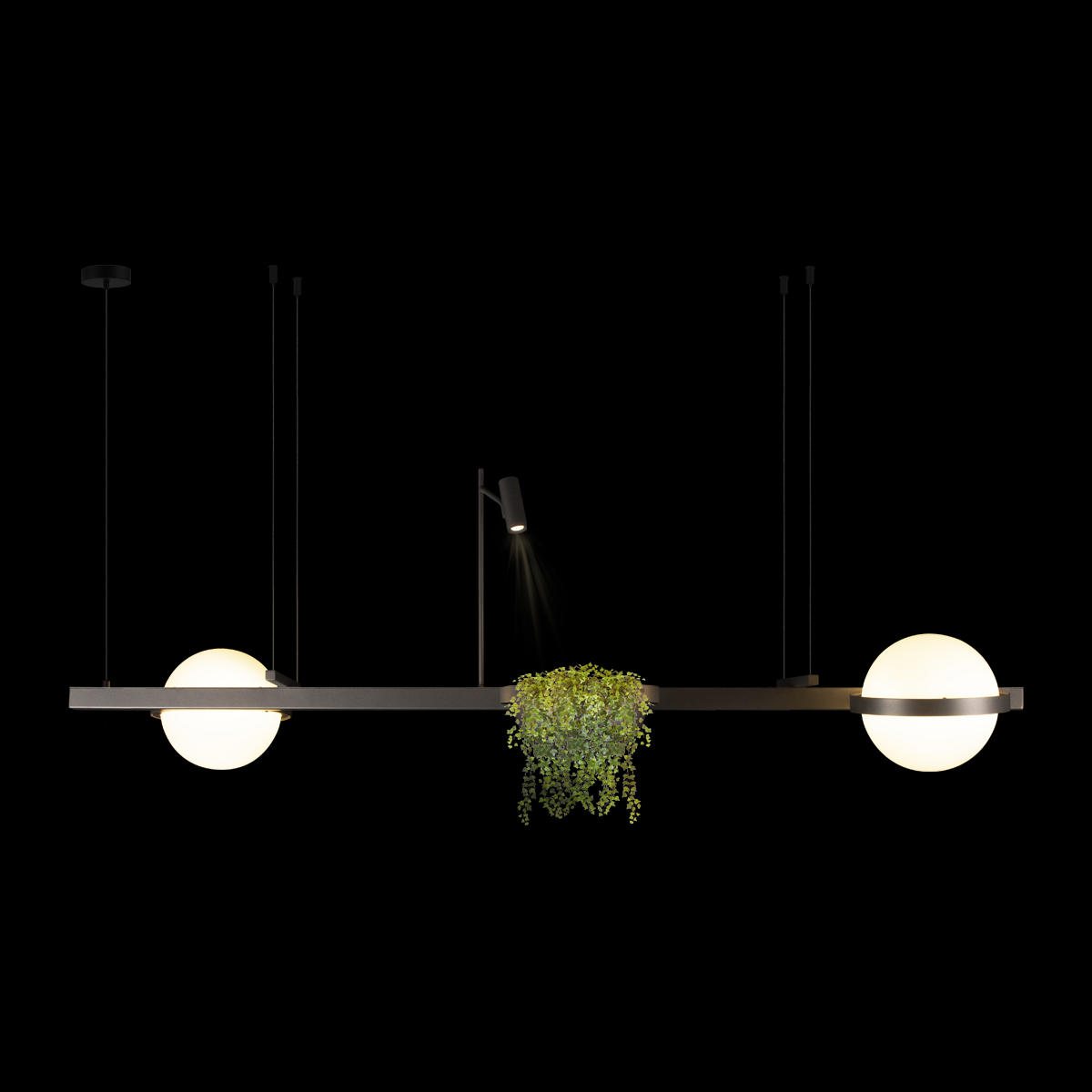 Подвесная люстра Loft IT Jardin 10121/D Dark grey