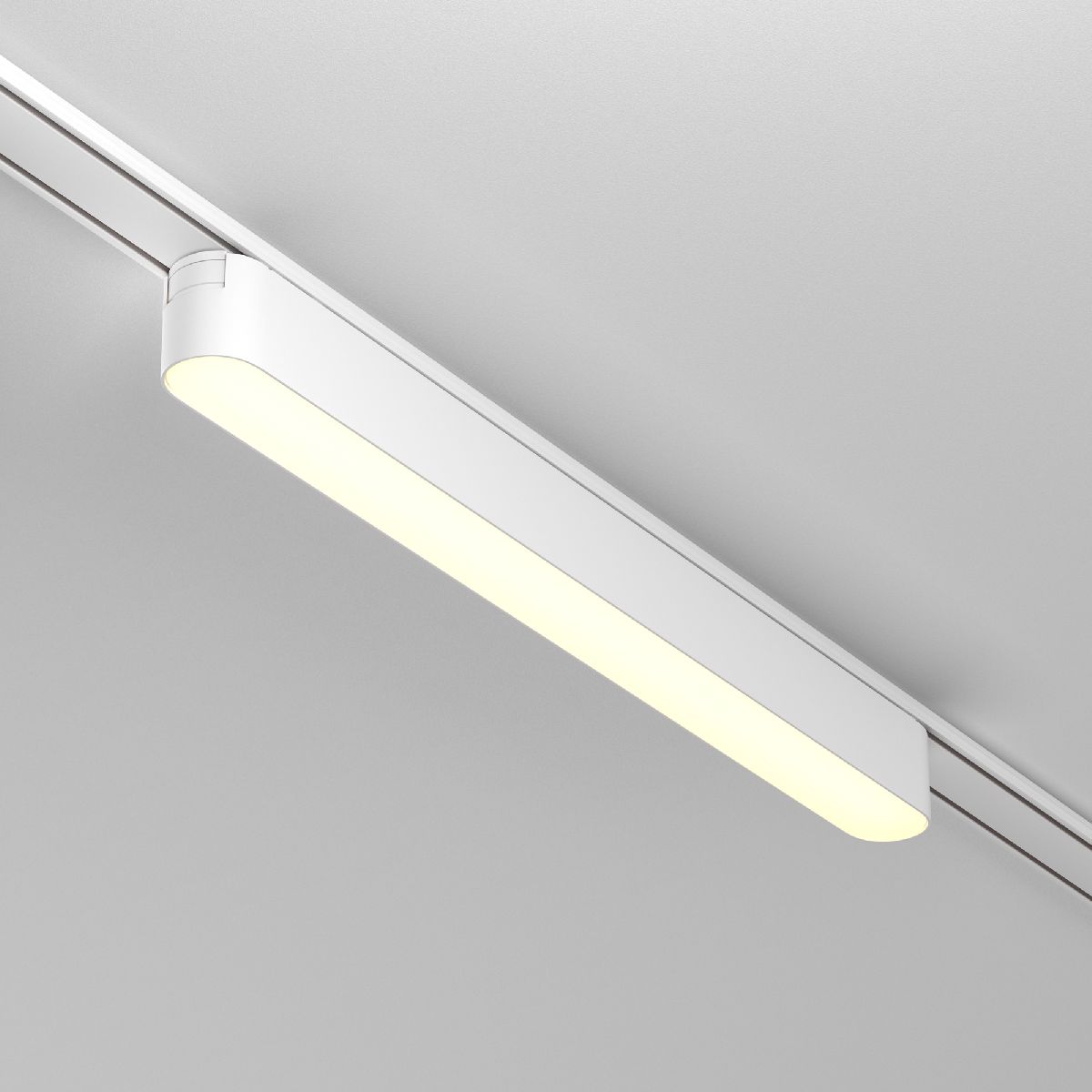 Трековый магнитный светильник Maytoni Basis TR080-1-18W3K-W