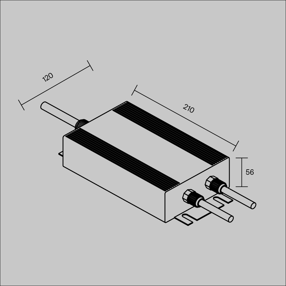 Блок питания Maytoni Led Strip PSL008 24В 600Вт IP67 822009