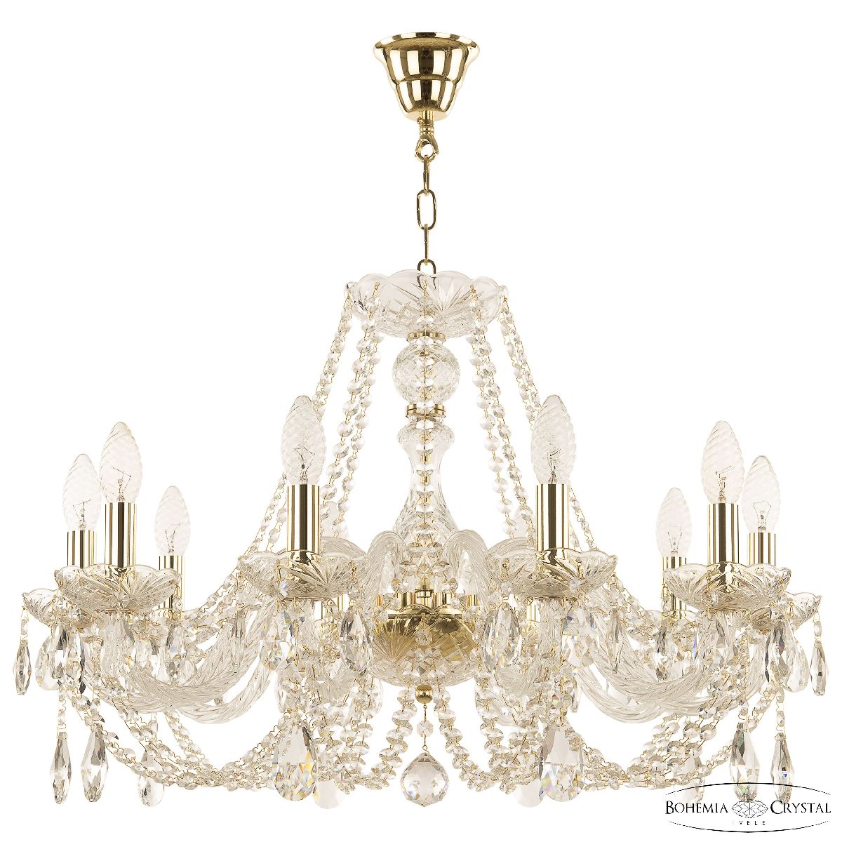Подвесная люстра Bohemia Ivele Crystal 101/10/240 G