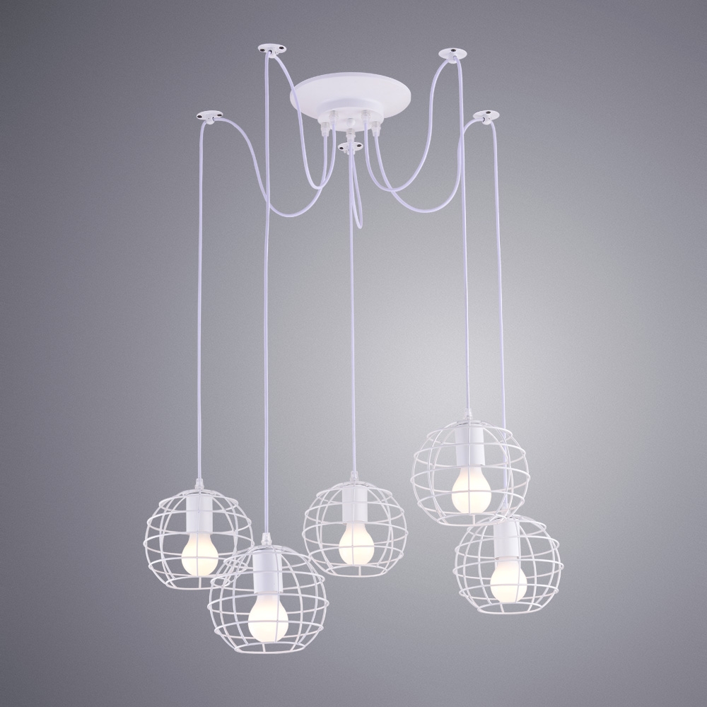 Подвесная люстра Arte Lamp A1110SP-5WH