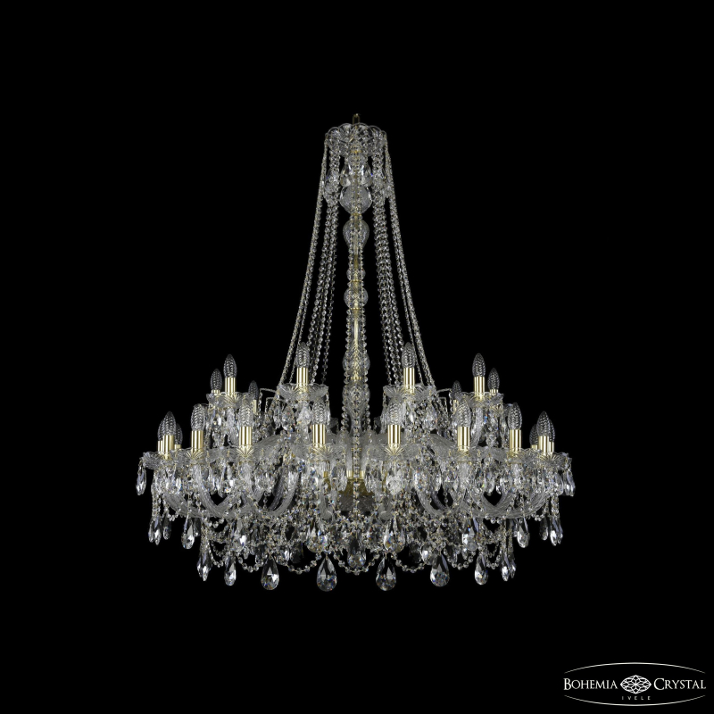 Подвесная люстра Bohemia Ivele Crystal 1411/20+10/400/h-130 G