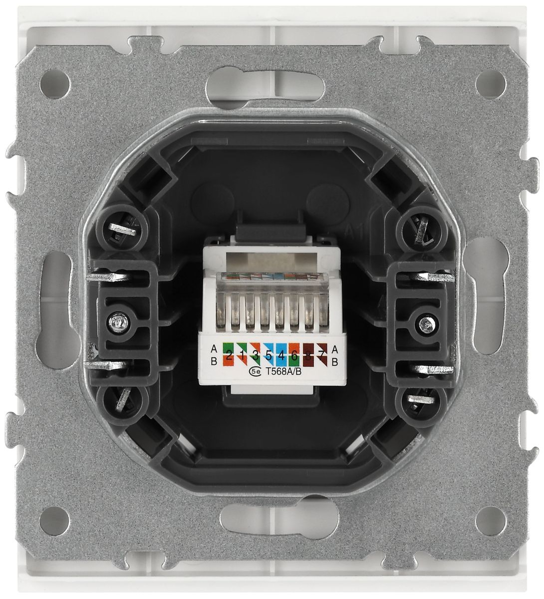 Розетка ЭРА Arktik 16-3107-01 информационная RJ45 белый Б0070474