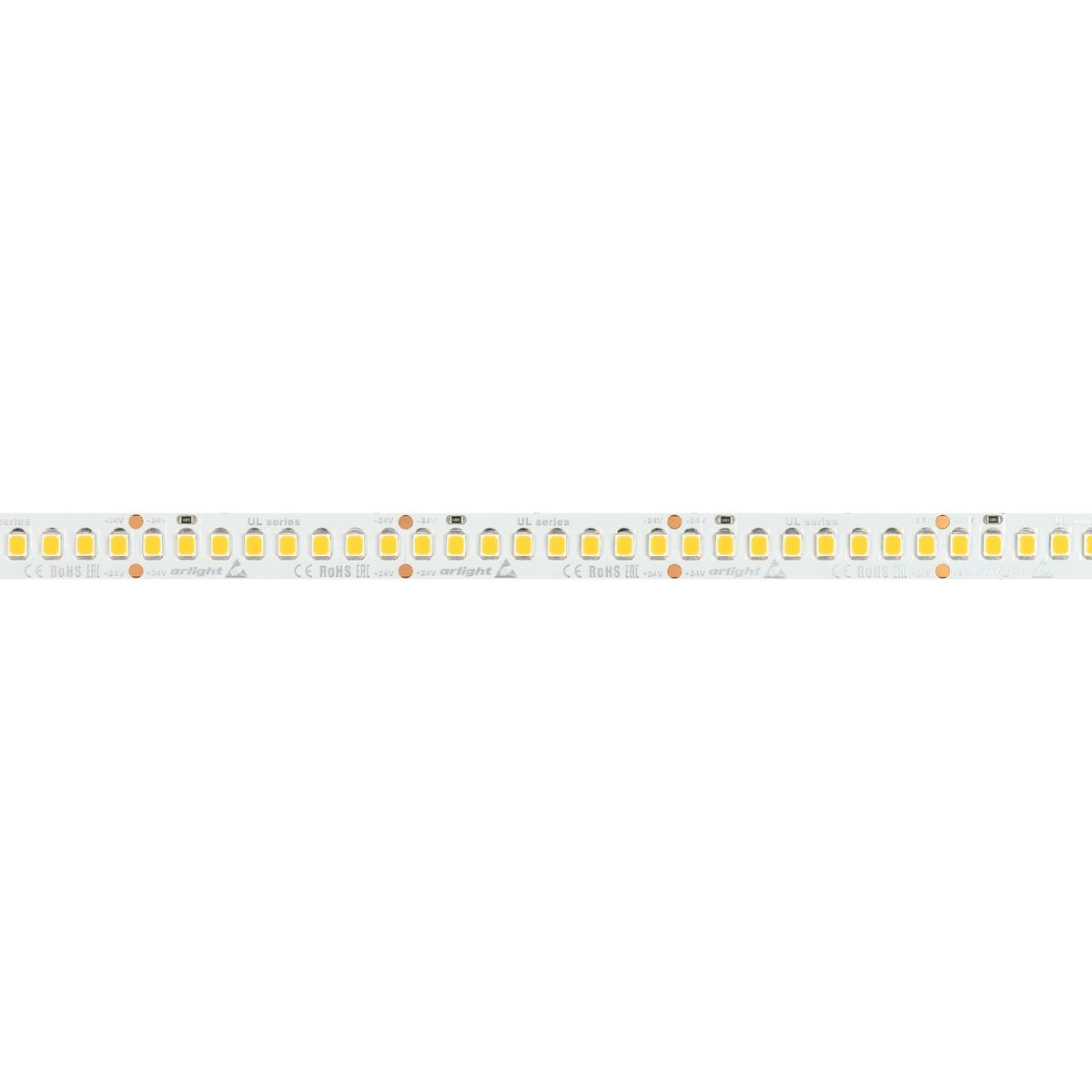 Светодиодная лента Arlight UL-A200-10mm 24V Warm2700 (20 W/m, IP20, 2835, 5m) 037222