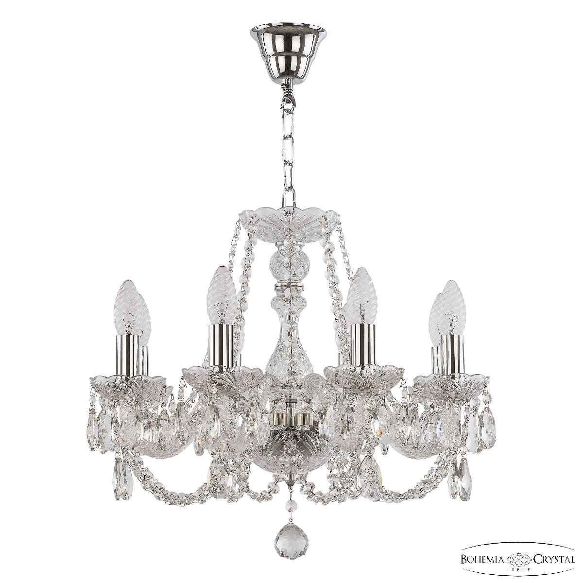 Подвесная люстра Bohemia Ivele Crystal 101/8/165 Ni