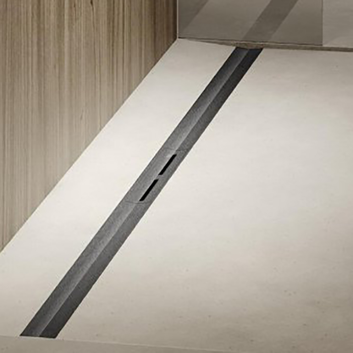 TECEdrainprofile Профиль для душа 90см, цвет: PVD Brushed stainless steel, black/сатин, черный