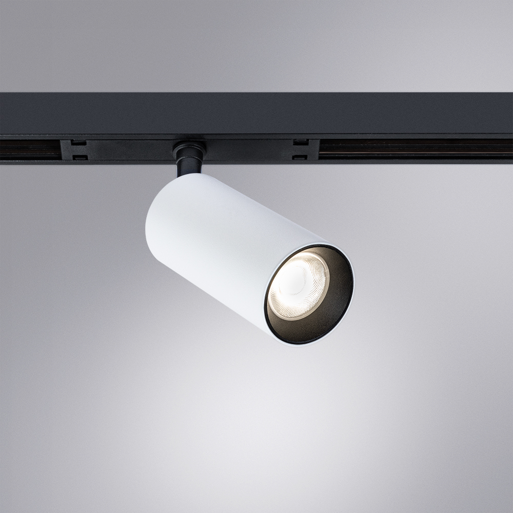 Трековый магнитный светильник Arte Lamp Optima A7261PL-1WH