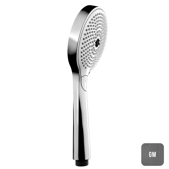 Almar Sense Massage Ручной душ ABS, 3 режима с кнопкой, цвет: Gun Metal Brushed PVD